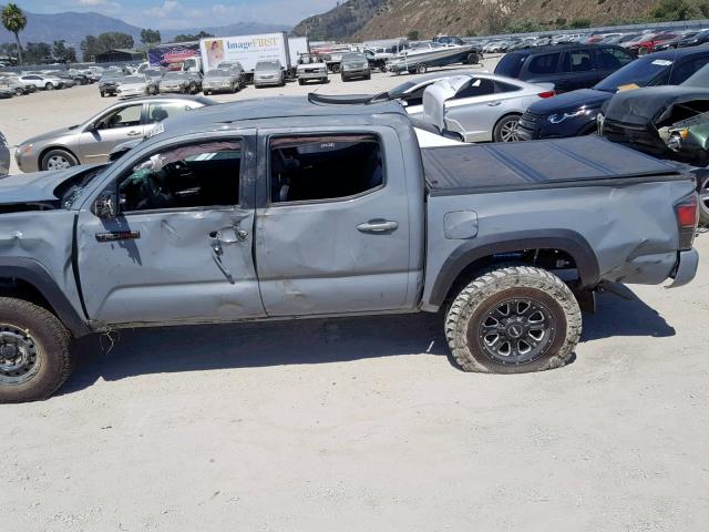 5TFCZ5AN7HX091247 - 2017 TOYOTA TACOMA DOU SILVER photo 9