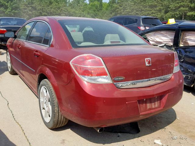 1G8ZS57N58F137874 - 2008 SATURN AURA XE MAROON photo 3