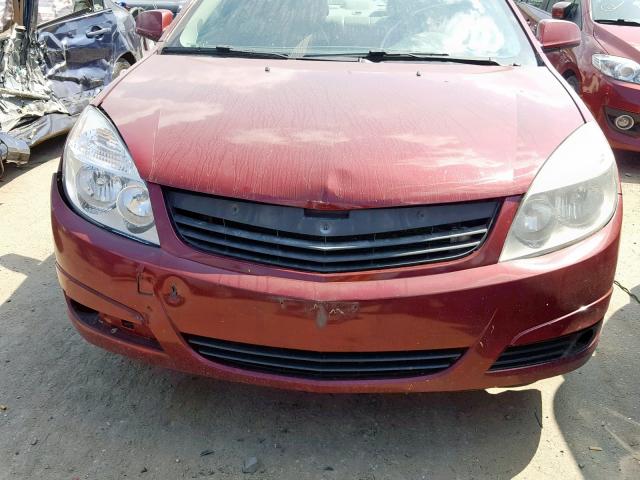 1G8ZS57N58F137874 - 2008 SATURN AURA XE MAROON photo 9