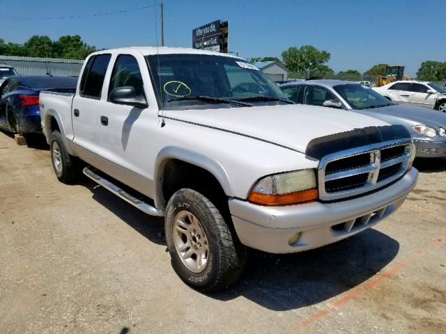 1D7HG48N33S294112 - 2003 DODGE DAKOTA QUA WHITE photo 1