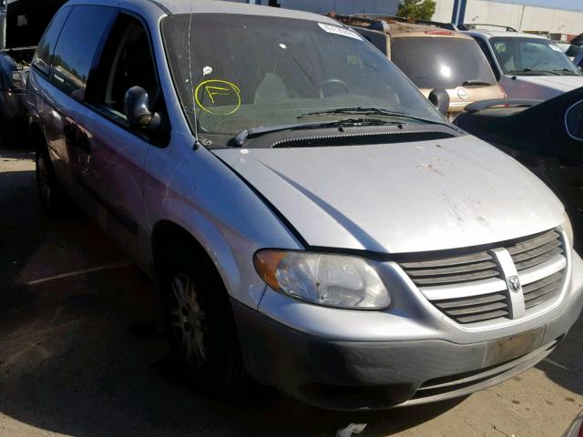 1D4GP25B16B650553 - 2006 DODGE CARAVAN SE SILVER photo 1