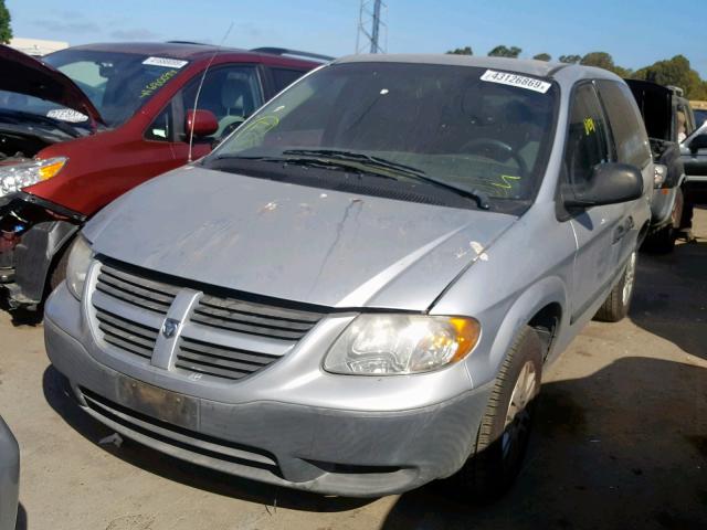 1D4GP25B16B650553 - 2006 DODGE CARAVAN SE SILVER photo 2