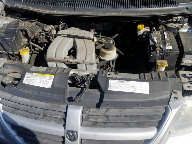 1D4GP25B16B650553 - 2006 DODGE CARAVAN SE SILVER photo 7