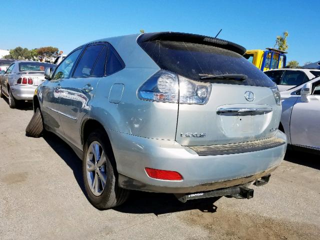 JTJHW31U472021997 - 2007 LEXUS RX 400H GRAY photo 3