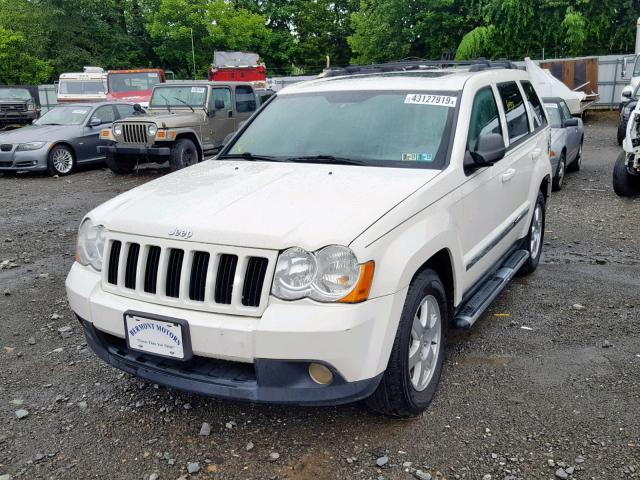 1J4PR4GK8AC143517 - 2010 JEEP GRAND CHER WHITE photo 2