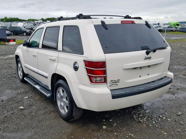 1J4PR4GK8AC143517 - 2010 JEEP GRAND CHER WHITE photo 3