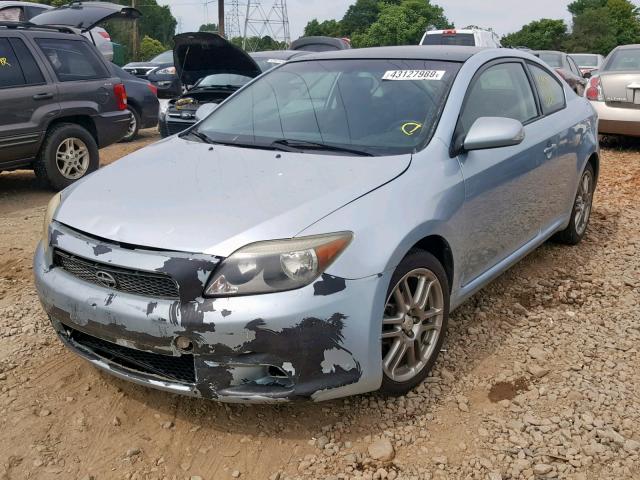 JTKDE167270191520 - 2007 TOYOTA SCION TC ლურჯი ფოტო 2