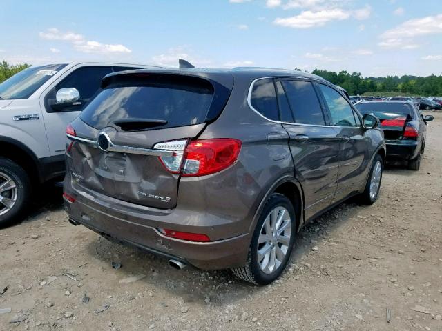 LRBFXESX7HD022657 - 2017 BUICK ENVISION P BROWN photo 4