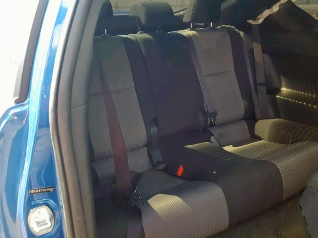 JTKJF5C76FJ006616 - 2015 TOYOTA SCION TC Bleu photo 6