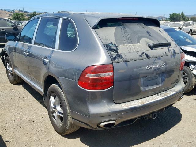 WP1AB29PX8LA47796 - 2008 PORSCHE CAYENNE S GRAY photo 3