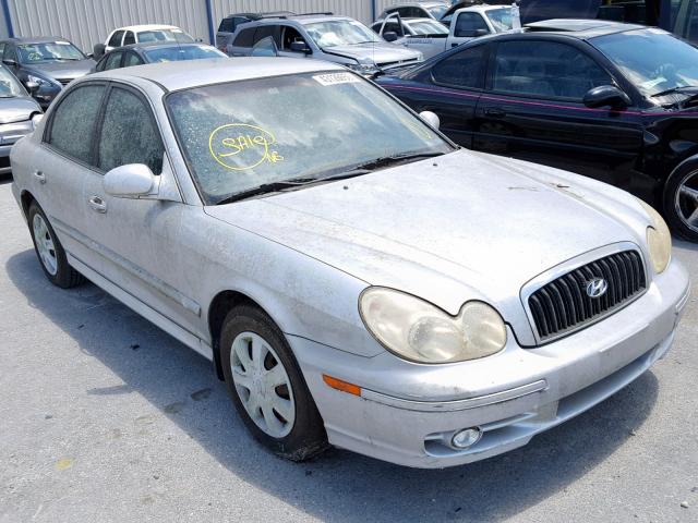 KMHWF25S63A715695 - 2003 HYUNDAI SONATA GL SILVER photo 1