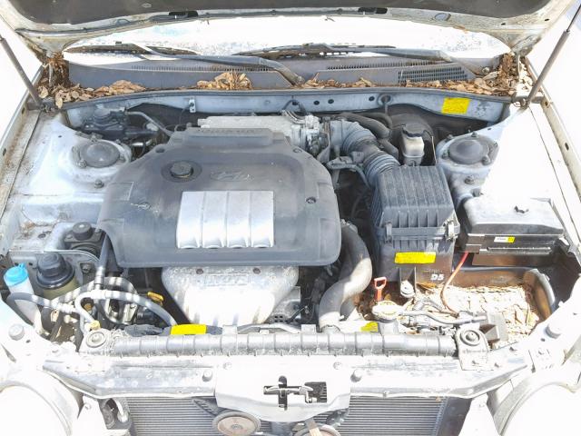 KMHWF25S63A715695 - 2003 HYUNDAI SONATA GL SILVER photo 7