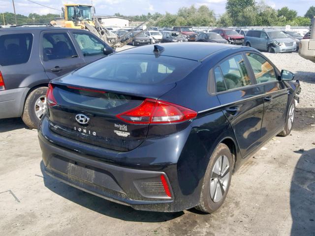 KMHC65LC9HU057067 - 2017 HYUNDAI IONIQ BLUE BLUE photo 4