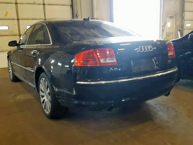 WAULL44E55N012704 - 2005 AUDI A8 4.2 QUA BLACK photo 3