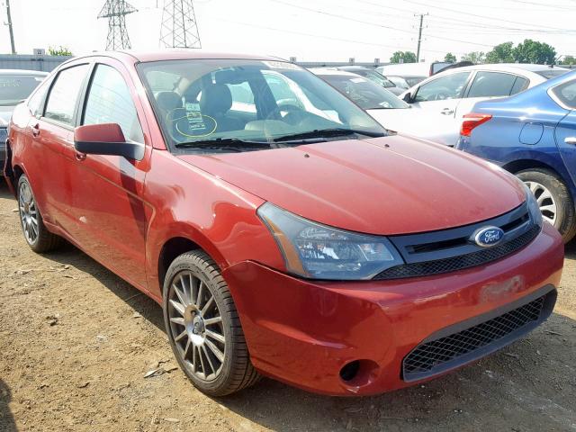 1FAHP3GN5AW298731 - 2010 FORD FOCUS SES RED photo 1