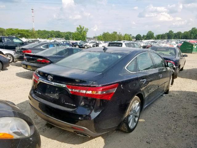 4T1BK1EB0FU142493 - 2015 TOYOTA AVALON XLE BLACK photo 4