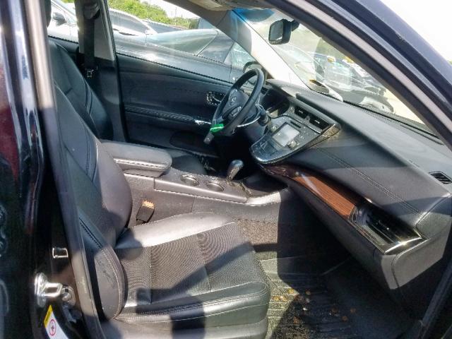 4T1BK1EB0FU142493 - 2015 TOYOTA AVALON XLE BLACK photo 5
