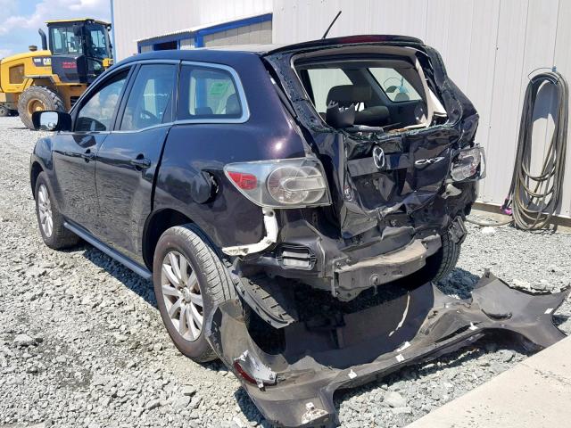 JM3ER2AM6B0373935 - 2011 MAZDA CX-7 BLACK photo 3