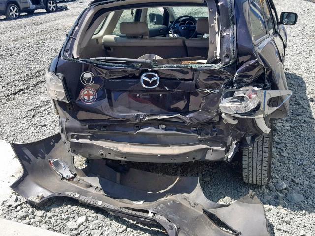 JM3ER2AM6B0373935 - 2011 MAZDA CX-7 BLACK photo 9