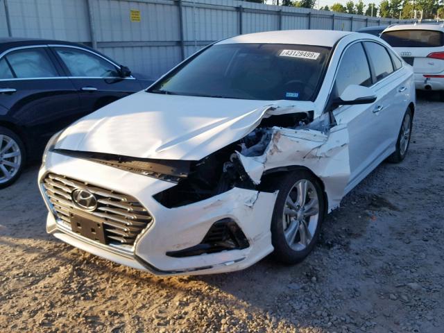 5NPE34AFXJH629910 - 2018 HYUNDAI SONATA SPO WHITE photo 2