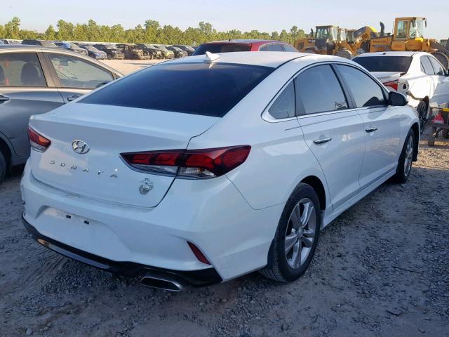 5NPE34AFXJH629910 - 2018 HYUNDAI SONATA SPO WHITE photo 4