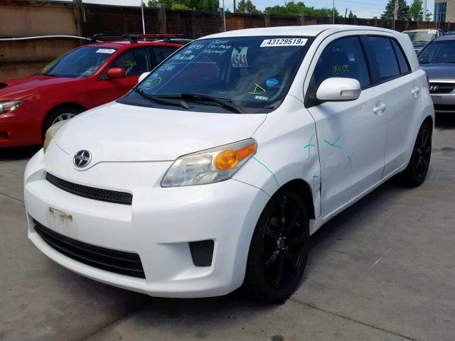 JTKKU10489J041319 - 2009 TOYOTA SCION XD WHITE photo 2