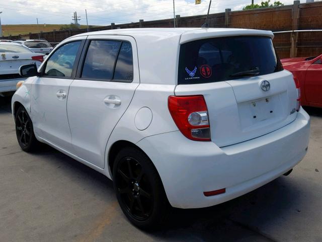 JTKKU10489J041319 - 2009 TOYOTA SCION XD WHITE photo 3