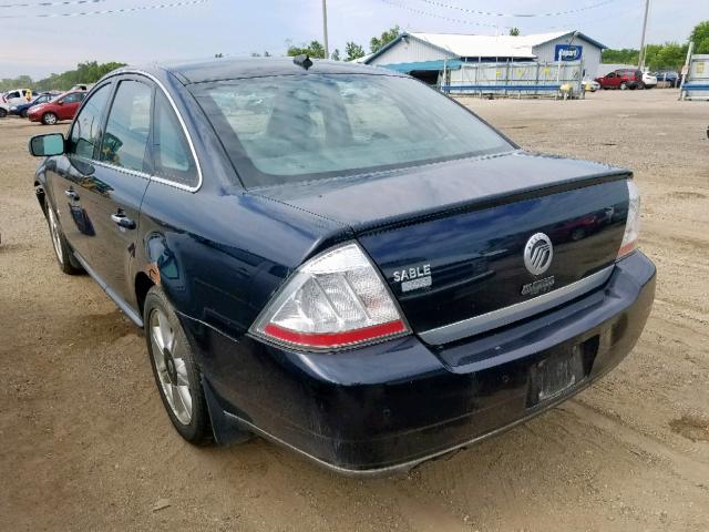 1MEHM42W58G618612 - 2008 MERCURY SABLE PREM BLUE photo 3