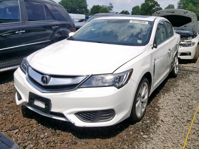 19UDE2F32HA013680 - 2017 ACURA ILX BASE WHITE photo 2