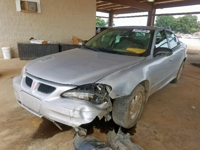 1G2NF52E23M533771 - 2003 PONTIAC GRAND AM S SILVER photo 2