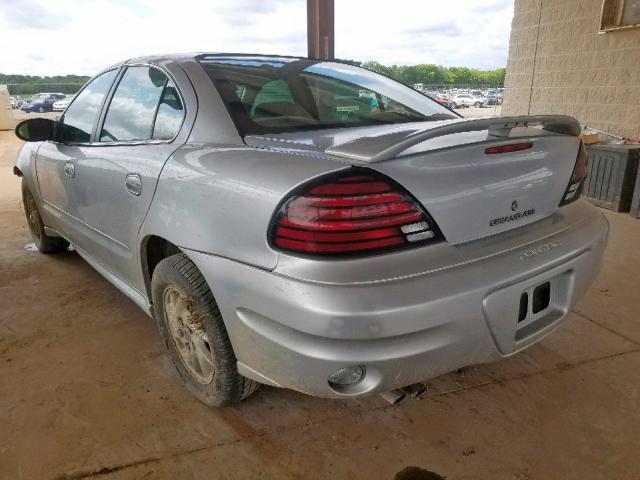 1G2NF52E23M533771 - 2003 PONTIAC GRAND AM S SILVER photo 3