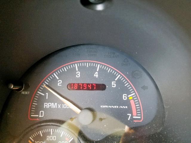 1G2NF52E23M533771 - 2003 PONTIAC GRAND AM S SILVER photo 8