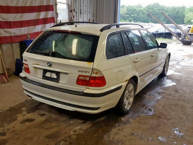 WBAAW33421ET41114 - 2001 BMW 325 IT WHITE photo 4