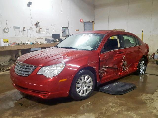 1C3LC46BX9N518027 - 2009 CHRYSLER SEBRING LX RED photo 2