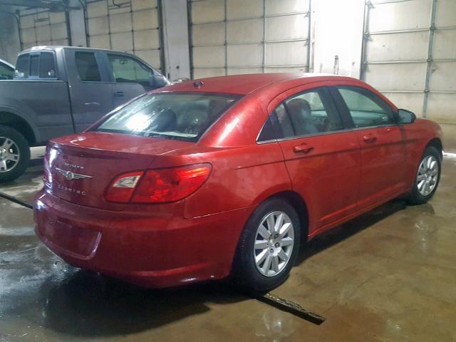 1C3LC46BX9N518027 - 2009 CHRYSLER SEBRING LX RED photo 4