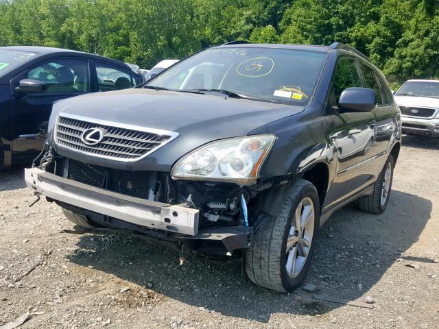 JTJHW31U772014252 - 2007 LEXUS RX 400H BLACK photo 2