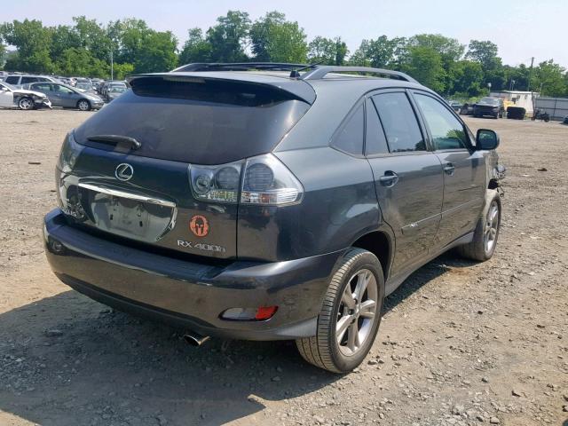 JTJHW31U772014252 - 2007 LEXUS RX 400H BLACK photo 4