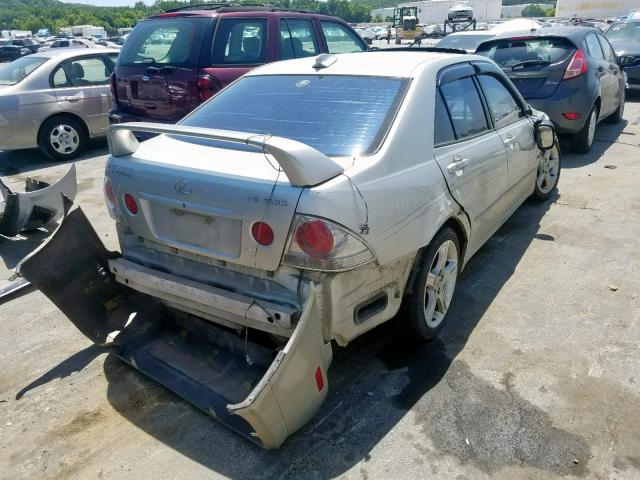 JTHBD182710018519 - 2001 LEXUS IS 300 SILVER photo 4