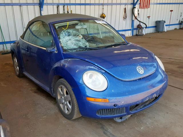 3VWRG31Y87M402197 - 2007 VOLKSWAGEN NEW BEETLE ლურჯი ფოტო 1