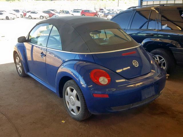 3VWRG31Y87M402197 - 2007 VOLKSWAGEN NEW BEETLE ლურჯი ფოტო 3