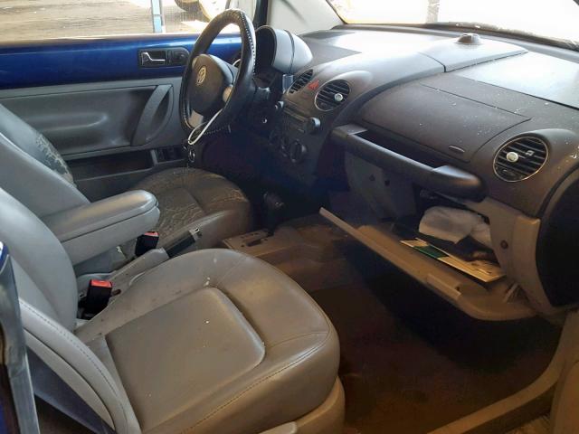 3VWRG31Y87M402197 - 2007 VOLKSWAGEN NEW BEETLE ლურჯი ფოტო 5