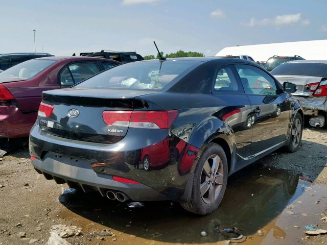 KNAFU6A2XA5257198 - 2010 KIA FORTE EX BLACK photo 4