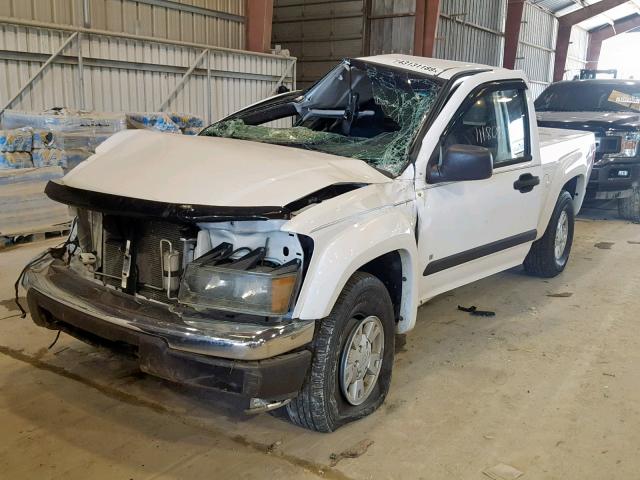 1GCDT19E588144654 - 2008 CHEVROLET COLORADO WHITE photo 2