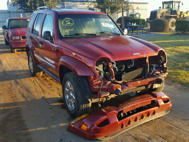 1J4GK58K66W153378 - 2006 JEEP LIBERTY LI RED photo 1