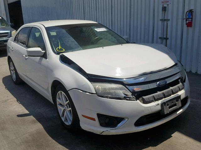 3FAHP0JA6AR145296 - 2010 FORD FUSION SEL WHITE photo 1