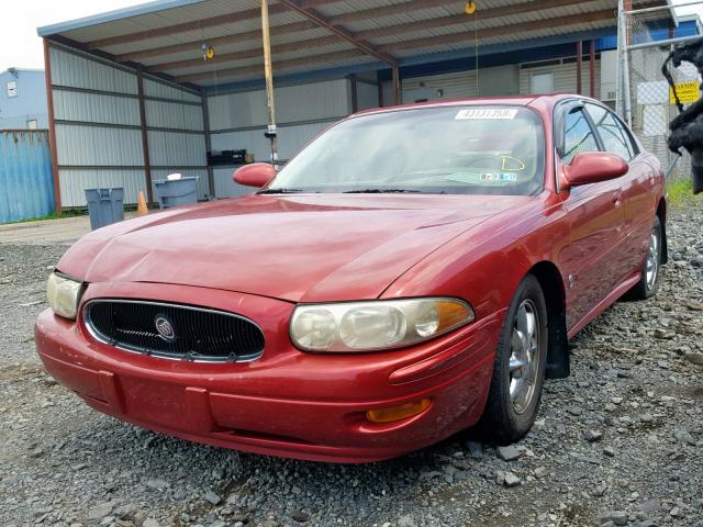 1G4HR54K64U134622 - 2004 BUICK LESABRE LI RED photo 2