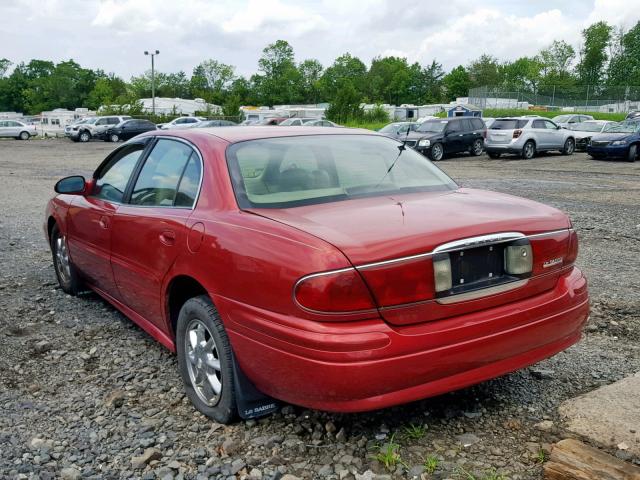 1G4HR54K64U134622 - 2004 BUICK LESABRE LI RED photo 3