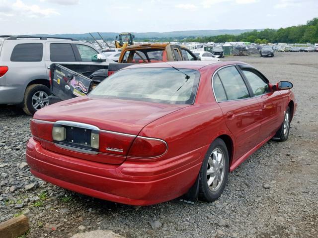 1G4HR54K64U134622 - 2004 BUICK LESABRE LI RED photo 4