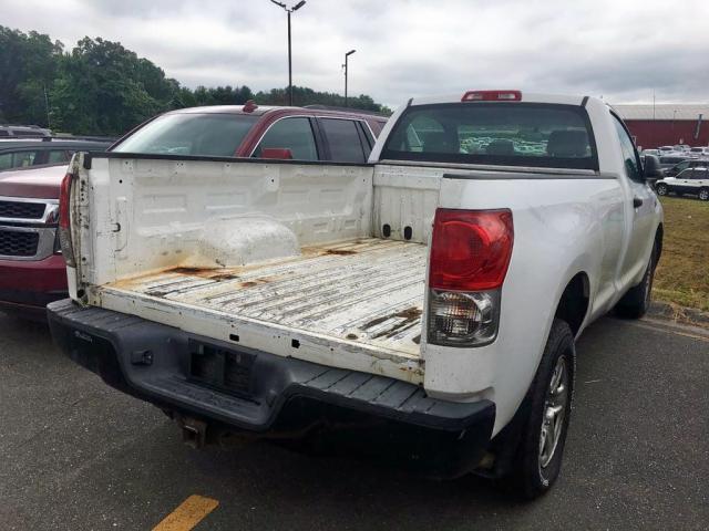 5TFLT52127X004219 - 2007 TOYOTA TUNDRA WHITE photo 4