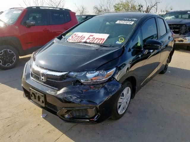 3HGGK5H43KM706720 - 2019 HONDA FIT LX BLACK photo 2